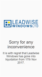 Mobile Screenshot of leadwisewindows.com